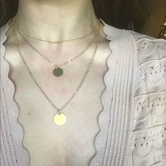 New! 4 for $12 Minimalist Layered Women’s Necklace - Picture 5 of 6